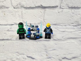 Lego Ninjago Minifigure LLOYD Skybound Green Ninja njo0209 70601 & JAY 70635 LOT