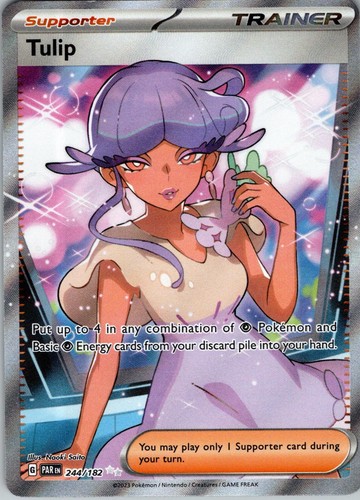 Tulip 244/182 Ultra Rare Paradox Rift Pokemon Holo Near Mint
