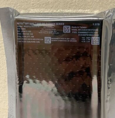 Intel Optane DC P4800X Series SSD NVME PCIe