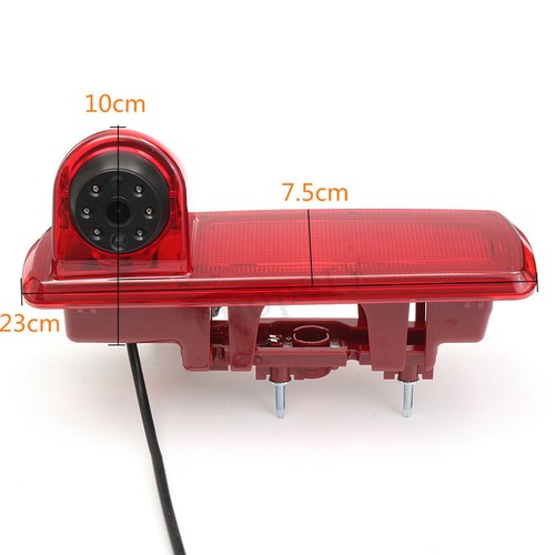 Brake Light Rear View Camera + 4.3" Mirror for 2014 Opel Vauxhall Vivaro Renault - Picture 4 of 15