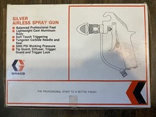 New Old Stock Unused Graco Silver Gun Paint Sprayer 208663 B9F 5000 PSI 345 Bar