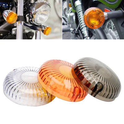 2X Motorrad Blinkergläser Blinker Abdeckung Für Yamaha V-Star Royal Star Virago - Bild 1 von 4