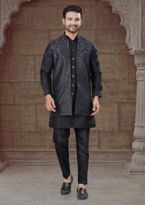 Exclusive Pure Silk Pajama with Kurta Pajama Collection Wedding Men 12712