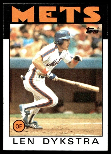 1986 Topps Len Dykstra RC #53