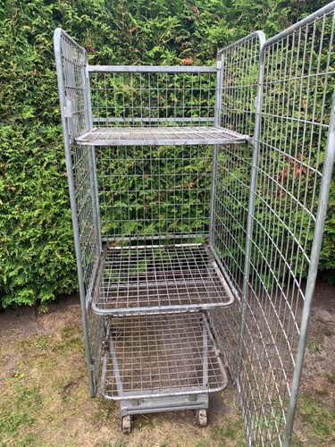 Gebhardt Metallrollbehälter 190x80x80 Gitterrollbox galvanisch verzinkt - Bild 6 von 12