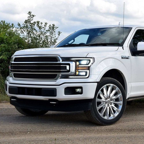 ALL Black Headlights+VLAND LED Tail Lights For Ford F150 18-20 w/Aniamation Sets - Picture 8 of 19