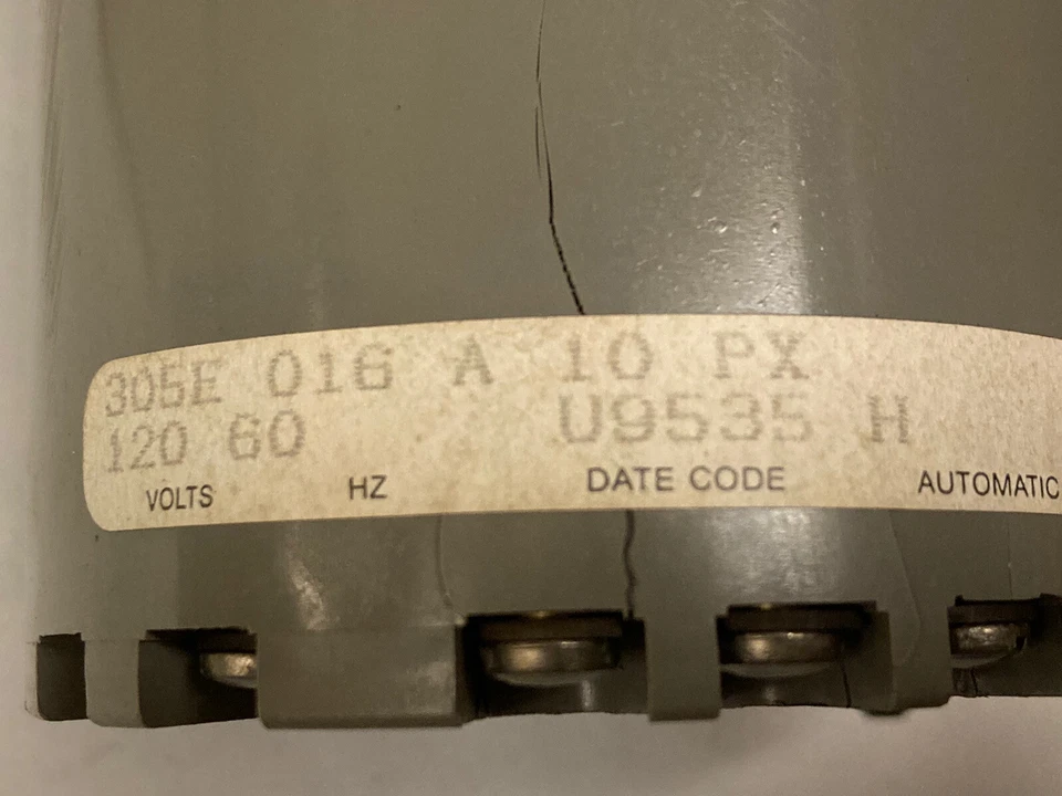 Marsh ATC, 305E 016 A 10 PX, Temporizador Electromecánico 120V 60HZ Foto 4 de 4