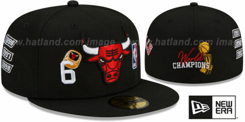Casquette ajustée 59FIFTY sous-visière à carreaux noire Chicago White Sox New Era pour homme