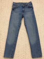 Wrangler Boys Medium Wash Jeans  10 Slim  Adjustable Waist  5WRBWKY