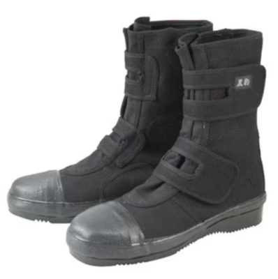 ZK Japanese Nobuoka TABI Boots Ninja Safety Work Shoes High Black