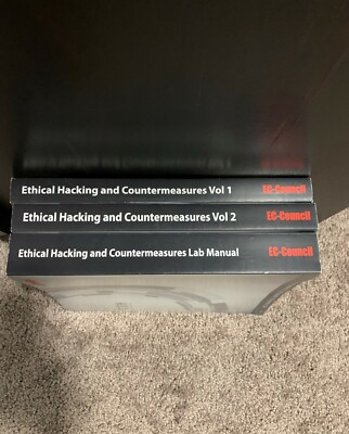 コンピュータ・IT Ethical Hacking and Countermeasures v10 Ethical Hacking & Countermeasures v10 Volume 1 & 2 & Lab Manual EC