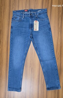 Levis 511 Original Fit Jeans Straight Leg Button Fly 100% Cotton Blue ,dark Blue