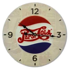 Pepsi Cola Vintage Retro Style Round 16" Wall Clock  Brand New