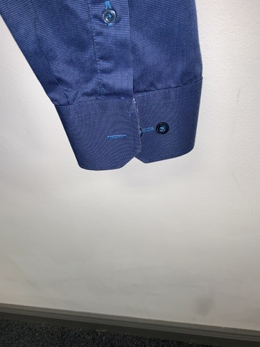 JACK & JONES PREMIUM LS BLUE SHIRT SIZE XXL BNWOT - Picture 3 of 8