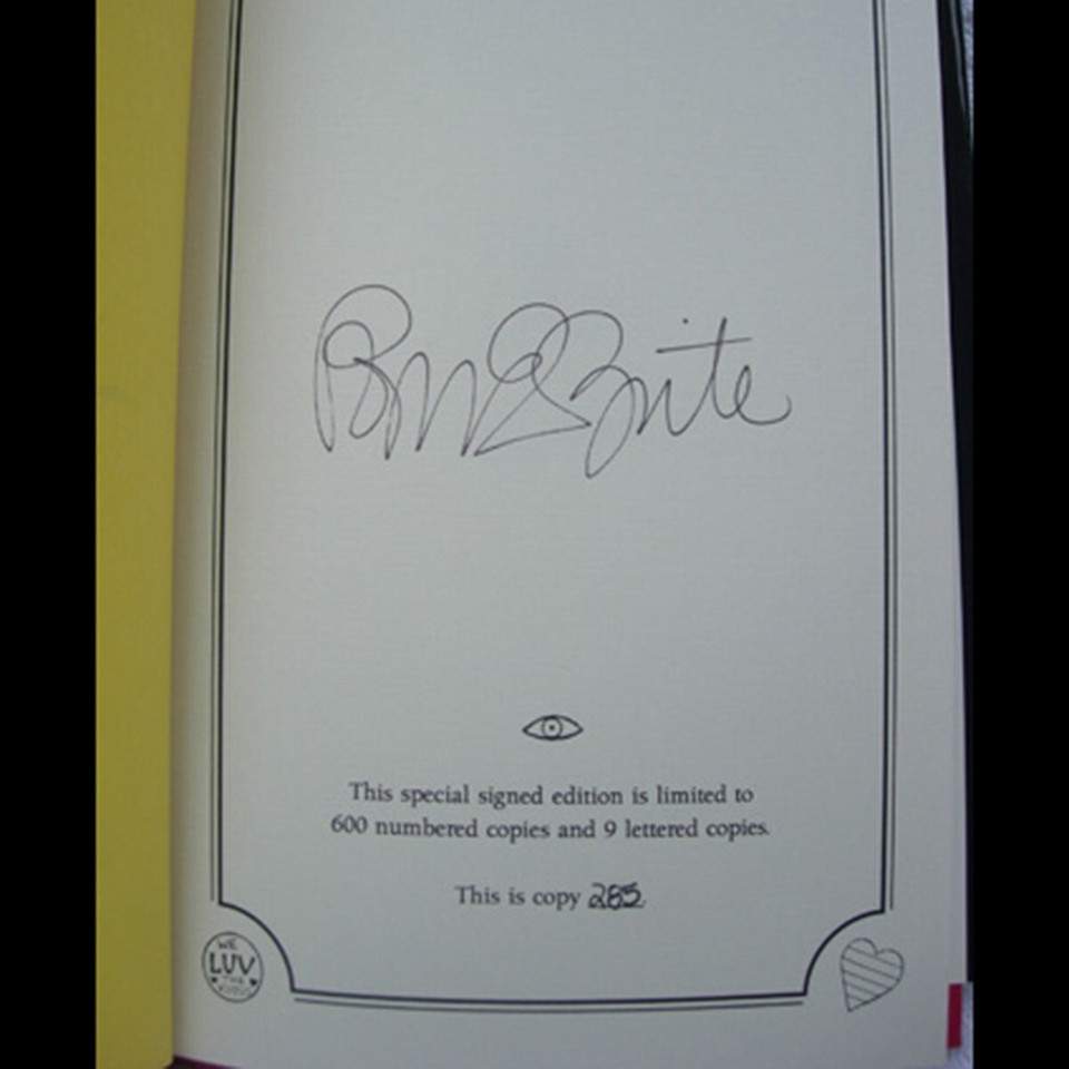 Plastic Jesus + Would You Chapook Poppy Z Brite Signed Numbered HC DJ