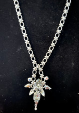 MARIANA SWAROVSKI CRYSTAL Necklace Pendant Cross Clear Crystal