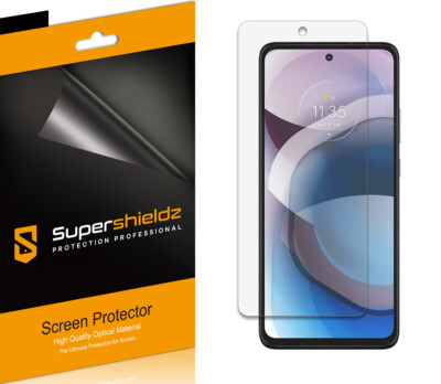 6X Supershieldz Clear Screen Protector Saver for Motorola One 5G Ace/ Moto G 5G