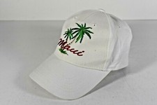 Maui Surf White Snapback Men Palm Tree Embroider Logo Baseball Cap Hat Cotton