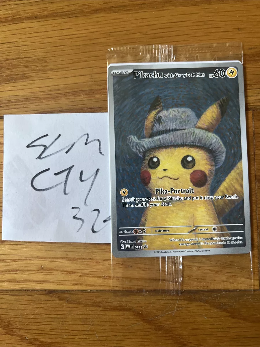 This Pokémon x Van Gogh Pikachu TCG promo card is perfect