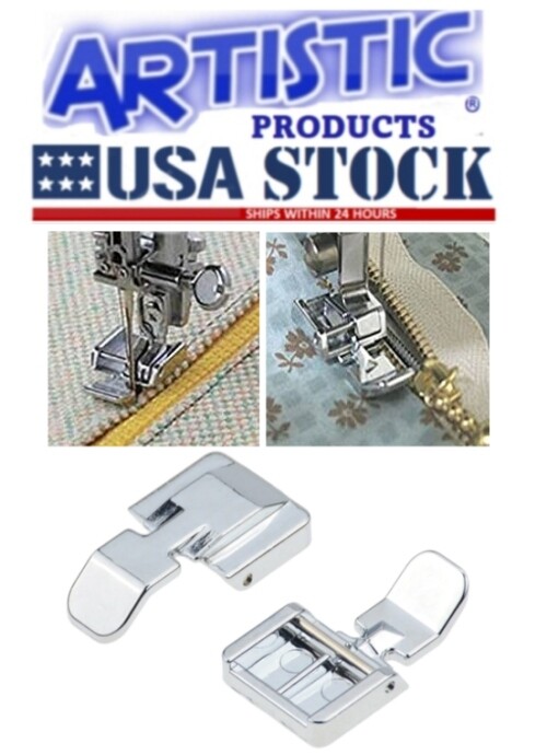 Zipper Foot Wide Snap-on Feet,Brother,Singer,Janome Sewing