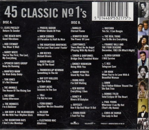 Various 45 Classic No 1's - CD x 2 - Picture 2 of 3