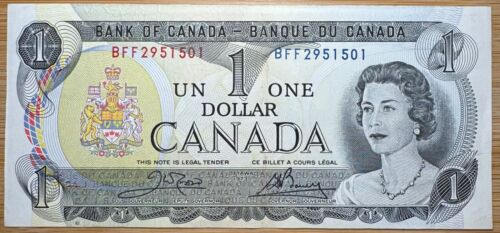 MAGNIFIQUE BILLET DE 1 DOLLAR CANADA 1973  (BILL 172) TRANSPORT DU BOIS - Photo 1/2
