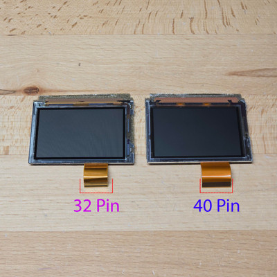 Nintendo Gameboy Advance GBA OEM Original LCD Screen Replacement 40 PIN & 32 PIN