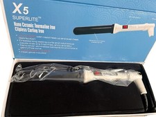 X5 Superlite 1 1/4" Clipless 400 F Nano ceramic tourmaline Curling Iron Rod