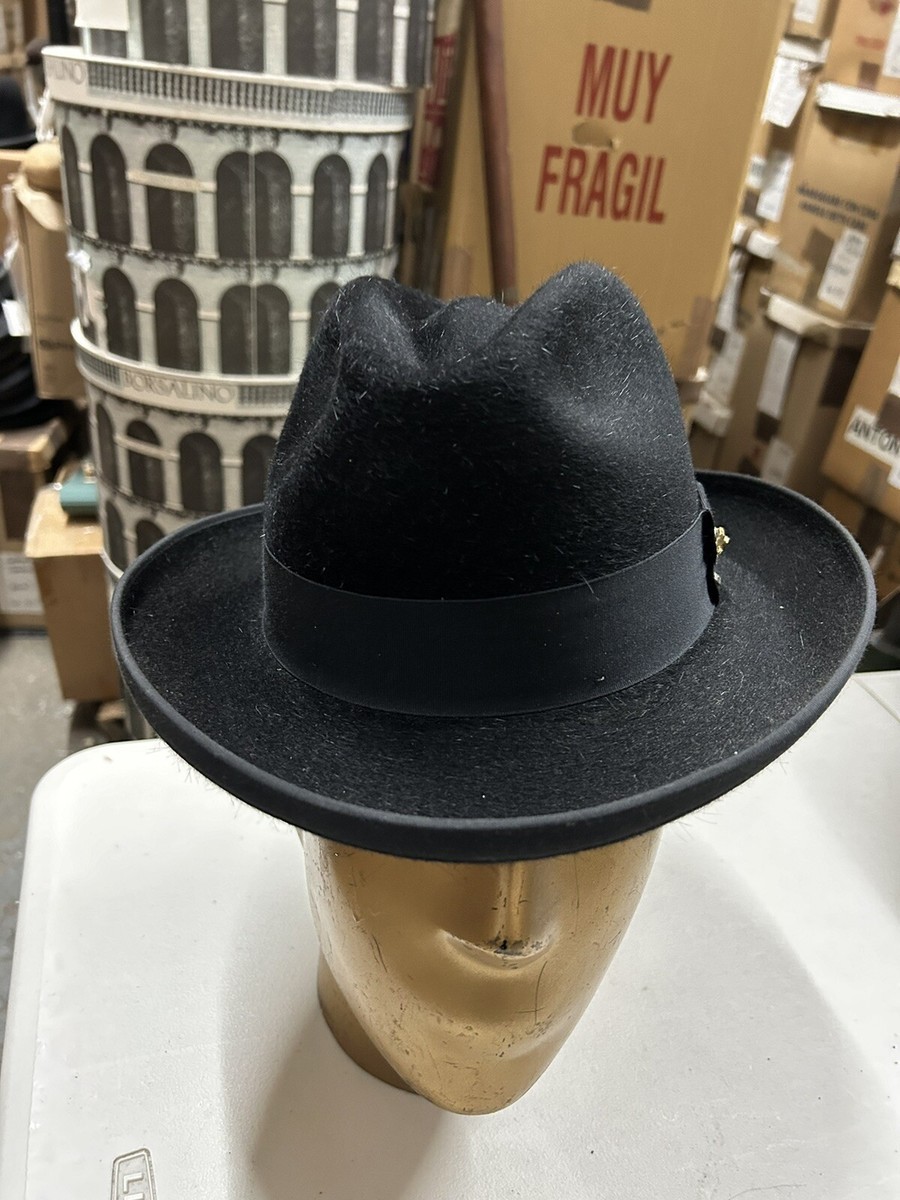 Dobbs Forenza Men's Fur Felt Homburg Made In USA Size 1/8