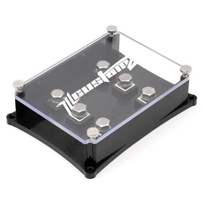 ILL Customz 3 Spot ANL Fuse Block Lug Style Heavy Duty Fused Distribution Block