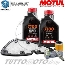 Tagliando PIAGGIO Beverly 350 ie-ST ABS 2018 2019 Motul 7100 + Filtri + Candela
