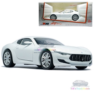 1:32 Maserati Alfieri Model Car Alloy Diecast Toy Vehicle Collection Gift White