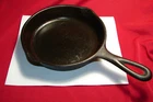Signed Wagner Ware Sidney -O- #3 1053C Cast Iron Skillet 6.5" , 3 On Handle