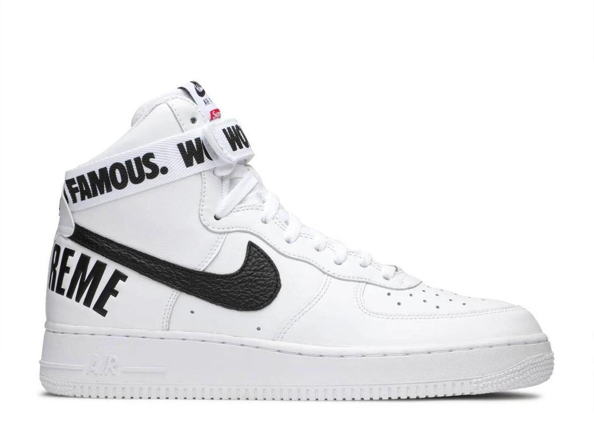Nike✖️supreme Air Force1 27.5 Nike Supreme x Air Force 1 Supreme High White for Sale