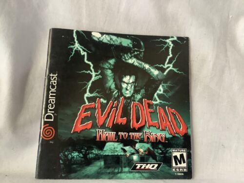 Dreamcast Evil Dead Hail to the King solo manuale nessun gioco - Foto 1 di 11