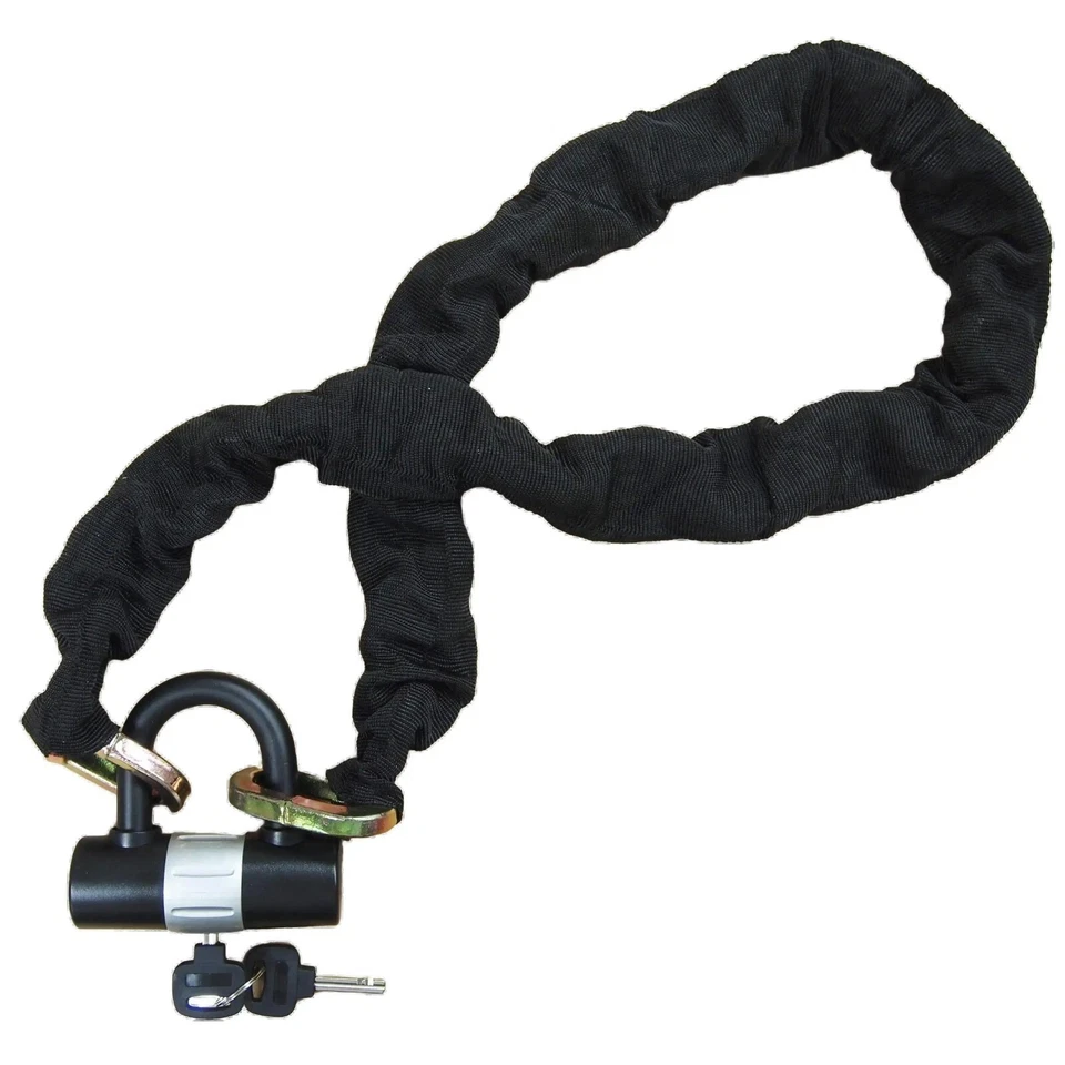 HD 2-Pack Keyed Alike Security Chain Lock Set 48" Motorcycle Bike Anti-Theft - Image 2 of 4