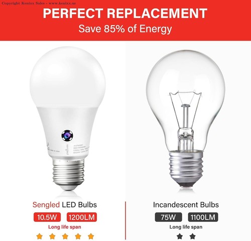 Sengled Dusk to Dawn Light Bulbs, A19 10.5W 6 pcs Warm White - Picture 6 of 7