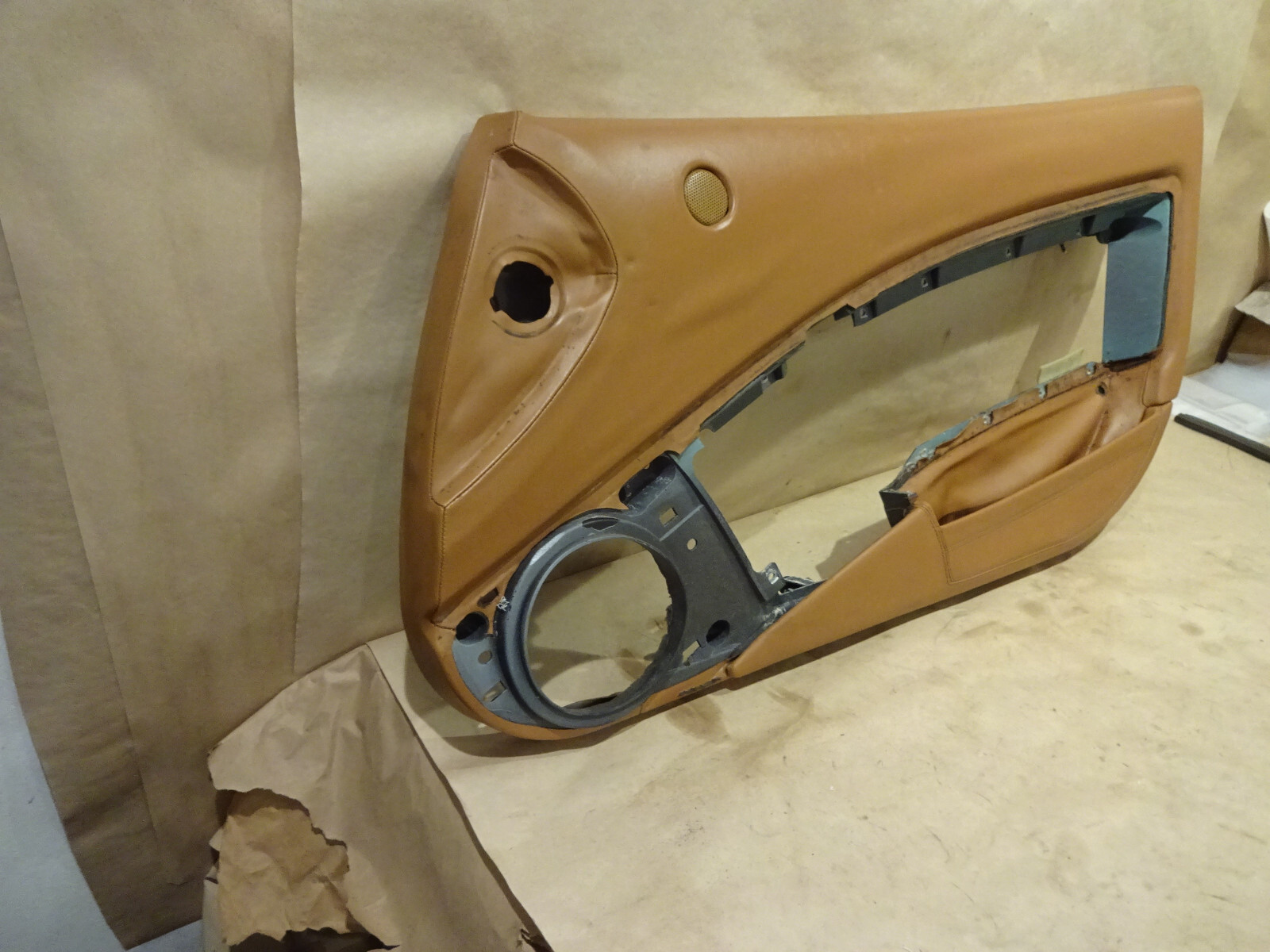 Ferrari California RH Interior Door Panel - Cuoio - Flood Damage P/N 81272400