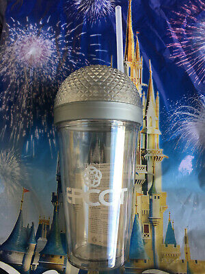 2020 Disney Parks Epcot Spaceship Earth Glow Tumbler Light-Up Cup New