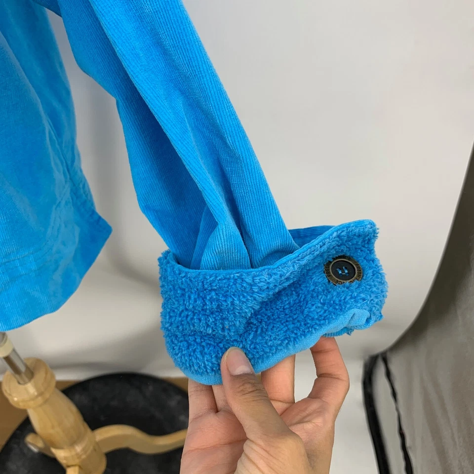 Chaqueta Fresh Produce para mujer L grande galleta monstruo imitación piel cuello puños abatibles Foto 3 de 4