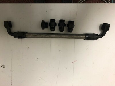 Assembled LS1 Crossover Fuel Rail Line Kit -6an x -8 ORB LS1 LS3 LS6 ...