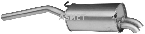 Asmet EndschalldäMpfer SchalldäMpfer Passend FüR VW Caddy III Kombi 03.101-image