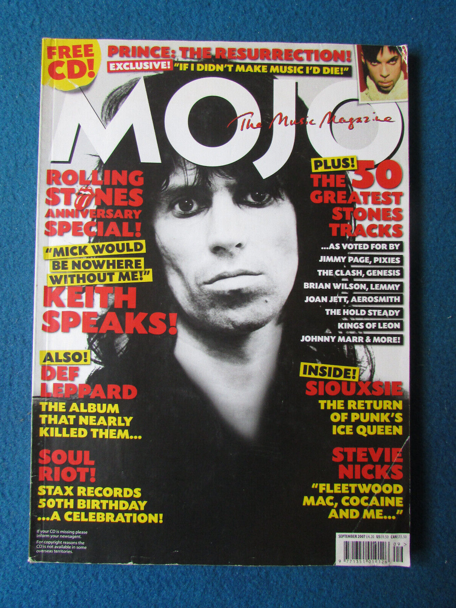 MOJO MAGAZINE ISSUE 166 September 2007 KEITH RICHARDS ROLLING