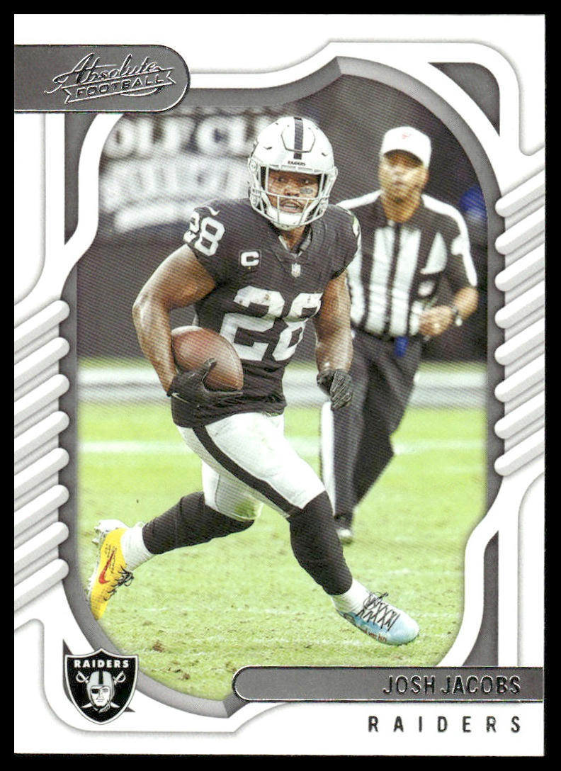 Josh Jacobs RETAIL Parallel 2022 Panini Absolute #64 Las Vegas Raiders