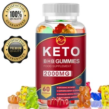 Minch ACV Keto Gummies 2000MG Apple Cider Vinegar Weight Loss,Detox,Fat Burn US