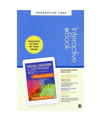 Special Education in Contemporary Society Access Code: An Introduction to Except