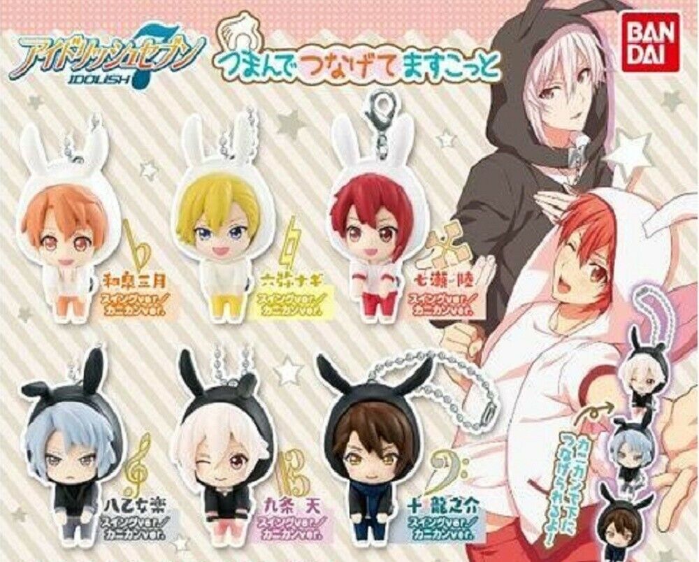 NEW Bandai Idolish7 Rabbit Parker Tenn Kujo 4cm Figure NEW Bandai Idolish7 Rabbit Parker Tenn Kujo 4cm Figure
