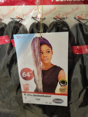 X PRESSION 7X PRE-STRECTHED BRAID 64