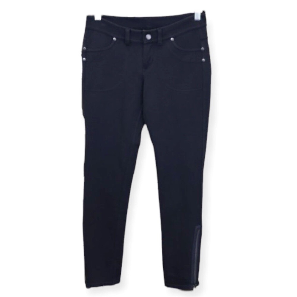 Athleta Slim Trek Hiking Ankle Zip Stretch Pants 2P Gem
