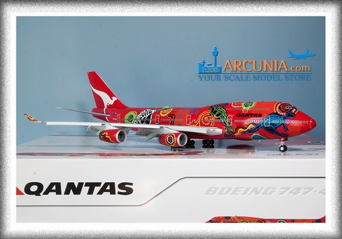 JC Wings 1:200 Qantas Boeing 747-400 "Wunala Dreaming - VH-OJB" Flaps Down - Imagen 6 de 7